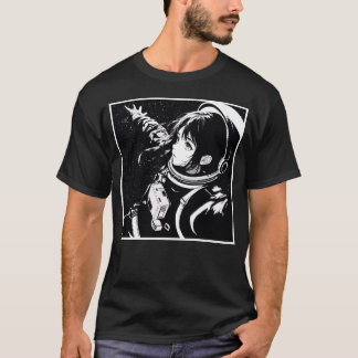Space girl anime T-shirt