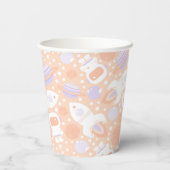 Space Girls Two the Moon Party Thema Papieren Bekers (Achterkant)