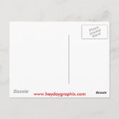 Space Glory Briefkaart (Achterkant)