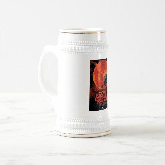 Space Graveyard Skull Halloween Galaxy of Horrors Bierpul (Voorkant links)