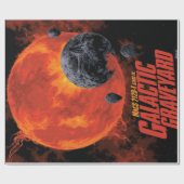 Space Graveyard Skull Halloween Galaxy of Horrors Cadeaupapier (Vlak)