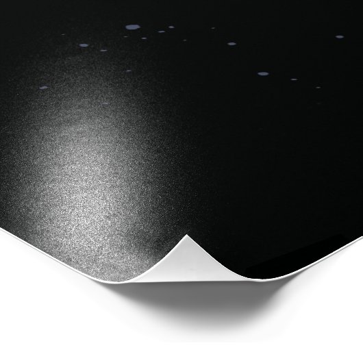 Space Graveyard Skull Halloween Galaxy of Horrors Foto Afdruk (Hoek)