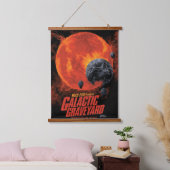 Space Graveyard Skull Halloween Galaxy of Horrors Hangend Wandkleed (Slaapkamer)