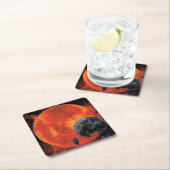 Space Graveyard Skull Halloween Galaxy of Horrors Kartonnen Onderzetters (Insitu)