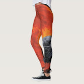 Space Graveyard Skull Halloween Galaxy of Horrors Leggings (Links)