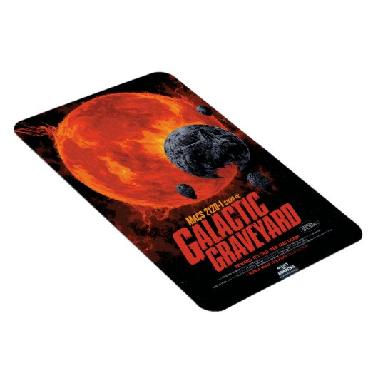 Space Graveyard Skull Halloween Galaxy of Horrors Magneet (Rechterzijde)