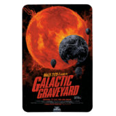 Space Graveyard Skull Halloween Galaxy of Horrors Magneet (Verticaal)