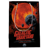 Space Graveyard Skull Halloween Galaxy of Horrors Medium Cadeauzakje (Voorkant)