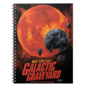 Space Graveyard Skull Halloween Galaxy of Horrors Notitieboek (Voorkant)