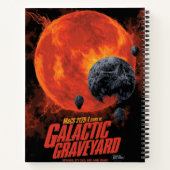 Space Graveyard Skull Halloween Galaxy of Horrors Notitieboek (Achterkant)