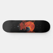 Space Graveyard Skull Halloween Galaxy of Horrors Persoonlijk Skateboard (Horizontaal)