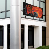 Space Graveyard Skull Halloween Galaxy of Horrors Spandoek (Buitenkant Gebouw)