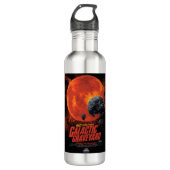 Space Graveyard Skull Halloween Galaxy of Horrors Waterfles (Voorkant)