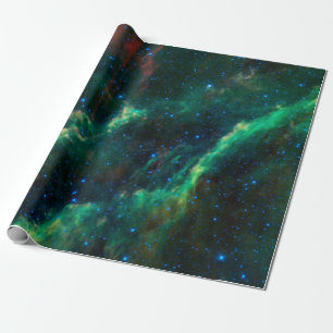 Space Green California Nebula Star Astronomie Cadeaupapier