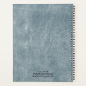 Space Grey Custom Company Logo Kantoor Planner (Achterkant)