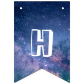 Space Happy Birthday Vlaggetjes (Tweede vlag)