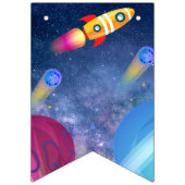 Space Happy Birthday Vlaggetjes (Eerste vlag)