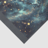 Space Heart gemaakt van sterren Tissuepapier (Detail)