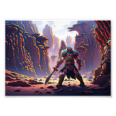 Space heroes foto afdruk (Voorkant)