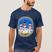 Space Hipsters Apollo 12 Jubileum t-shirt (Voorkant)