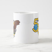 Space Hipsters® Apollo 50 Jumbo Coffee Mok (20 oz) (Voorkant)