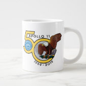 Space Hipsters® Apollo 50 Jumbo Coffee Mok (20 oz) (Rechts)
