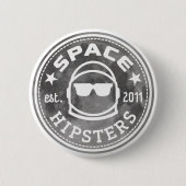 Space Hipsters® Apollo 50 Lunar Button (Voorkant)