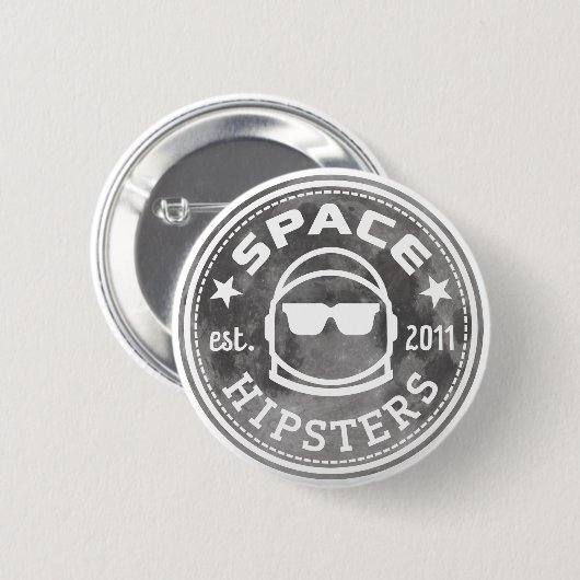 Space Hipsters® Apollo 50 Lunar Button (Voorkant /achterkant)