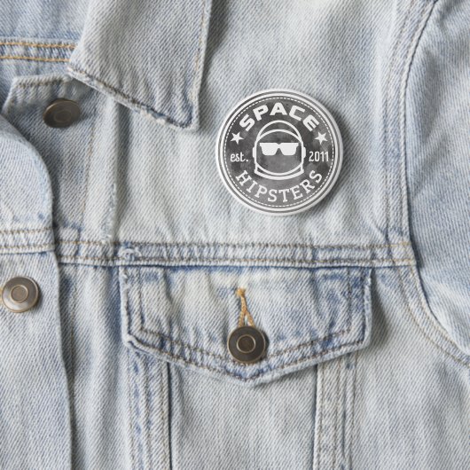 Space Hipsters® Apollo 50 Lunar Button (In situ)