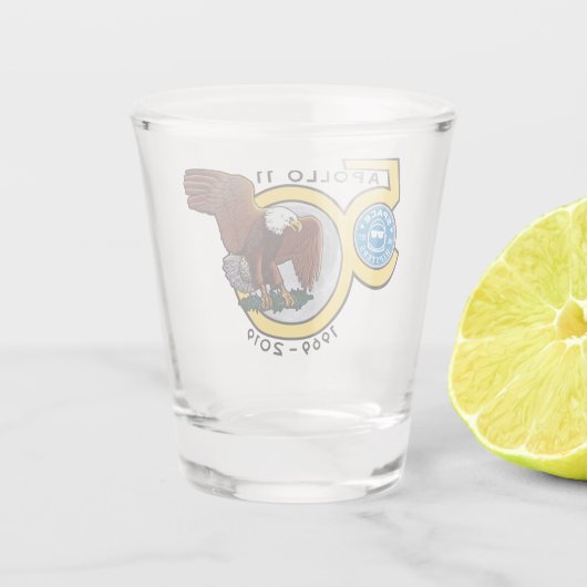 Space Hipsters® Apollo 50 Shot Glass Shot Glas (Achterkant)