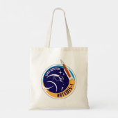 Space Hipsters® Artemis-1 Logo Canvas tas (Achterkant)
