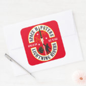 Space Hipsters® Lightning Riders 3" sticker (Envelop)