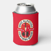 Space Hipsters® Lightning Riders schuim koozie (Blikje Achterkant)