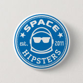 Space Hipsters® Logo Button (Voorkant)