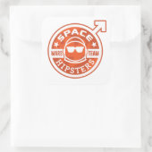 Space Hipsters® MARS TEAM 3" Stickers (Tas)