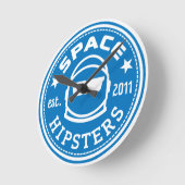 Space Hipsters Wall klok (Hoek)