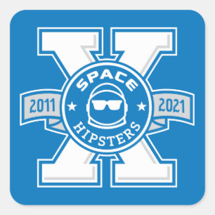 Space Hipsters® X Logo Stickers