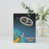 Space Hotel Briefkaart (Staand voorkant)