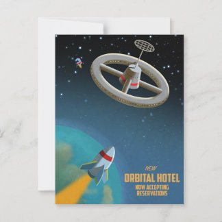 Space Hotel Briefkaart