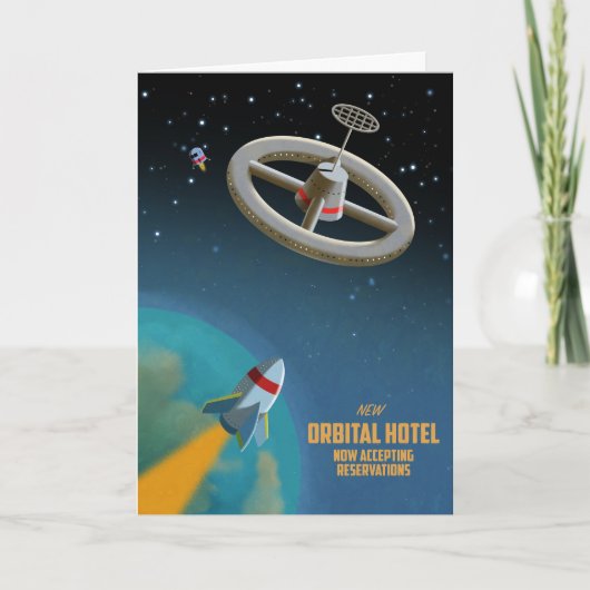 Space Hotel Kaart (Voorkant)