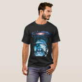 Space house cat v2 t-shirt (Voorkant volledig)