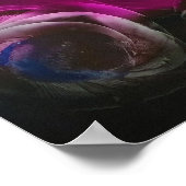 Space II - Bekroonde Handgeschilderde Abstracte Ku Poster (Hoek)