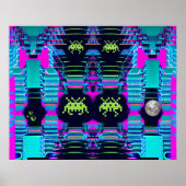 Space Invasion van de Tariefkoningen Poster (Voorkant)