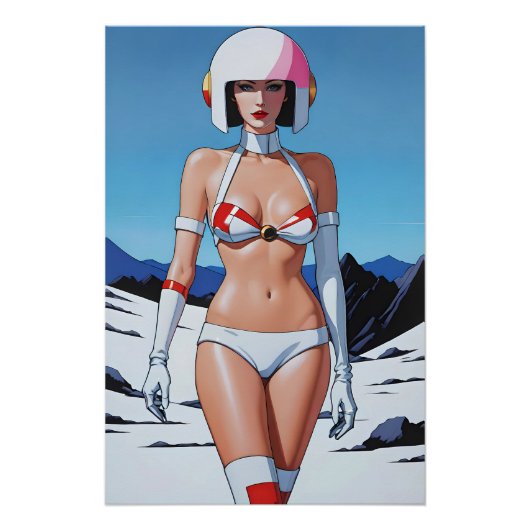 Space Is the Place - Ken Gage Kunst Perfect Poster (Voorkant)