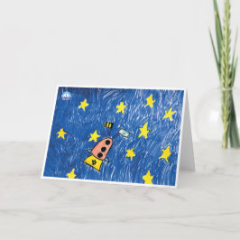 Space Israel Wenskaart Kaart