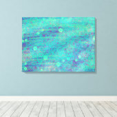 "Space Jam" Abstract canvas Print (Insitu (Houten vloer))