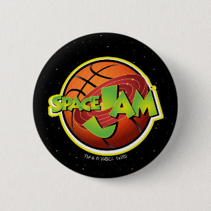 SPACE JAM™ Basketball Logo Ronde Button 5,7 Cm