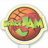 SPACE JAM™ Basketball-Logo Sticker (Voorkant)