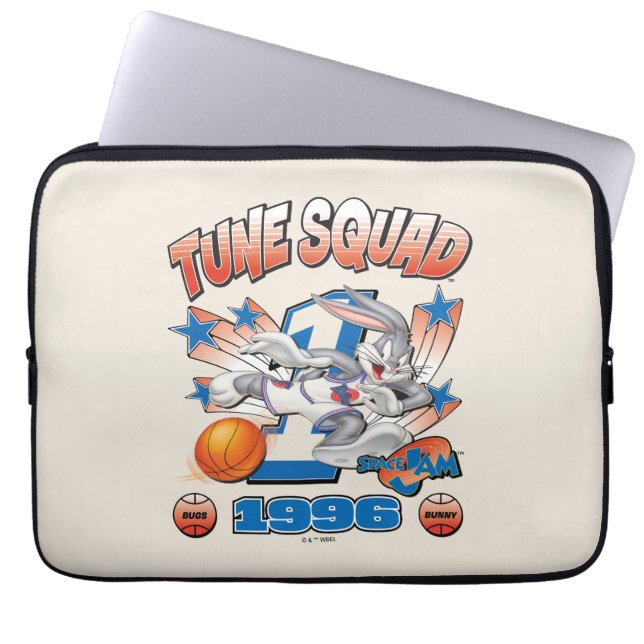 SPACE JAM™ BUGS BUNNY™ #1 Basketbal Grafisch Laptop Sleeve (Voorkant)