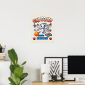 SPACE JAM™ BUGS BUNNY™ #1 Basketbal Grafisch Poster (Thuiskantoor)